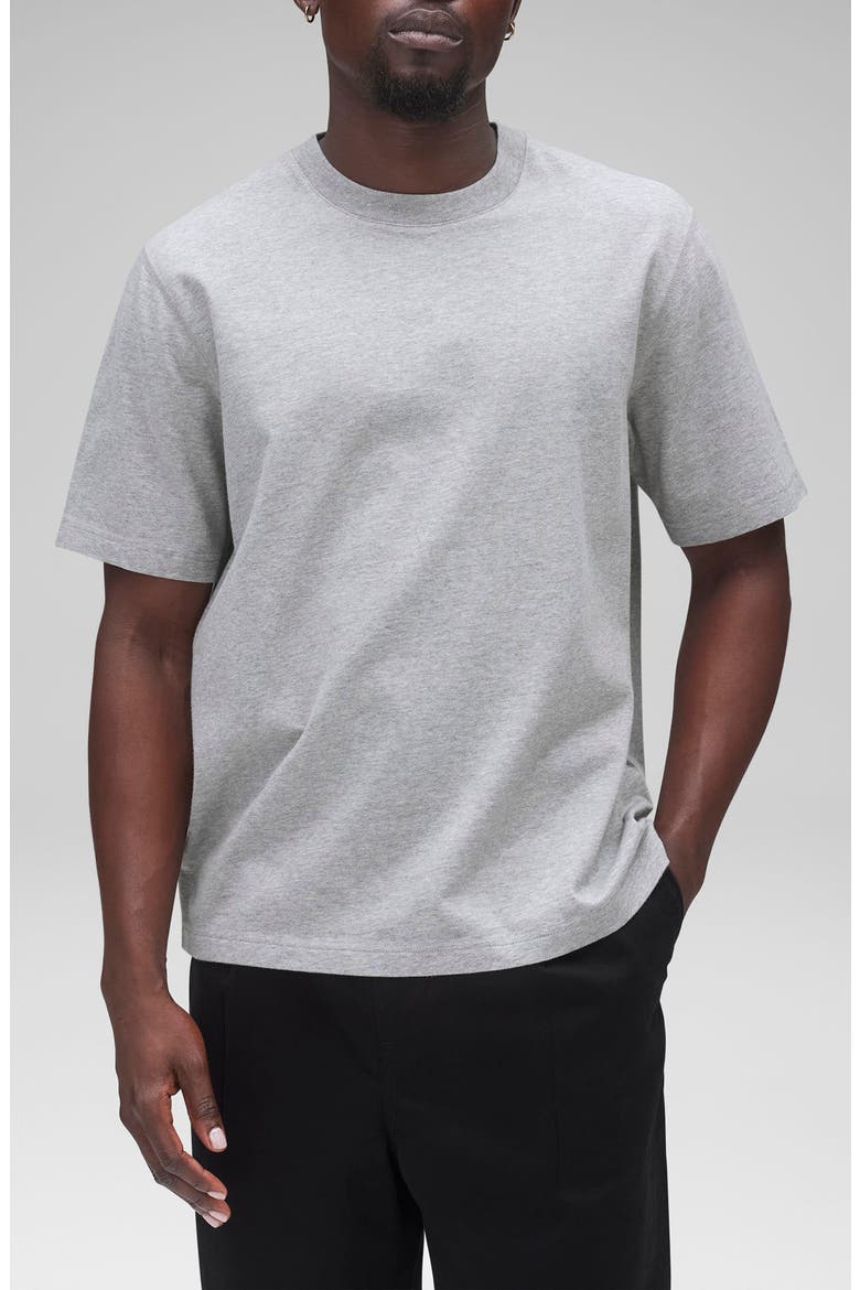 Midweight Jersey T-Shirt, Main, color, HEATHER GREY