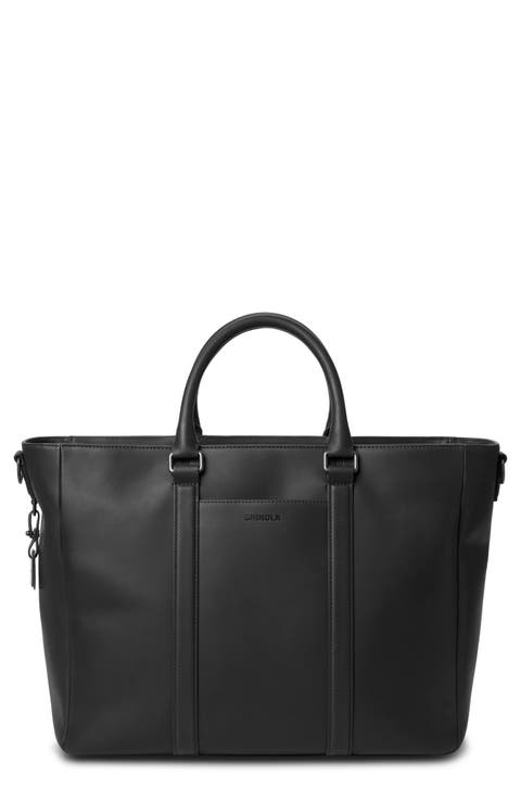 Runwell Leather Zip Briefcase