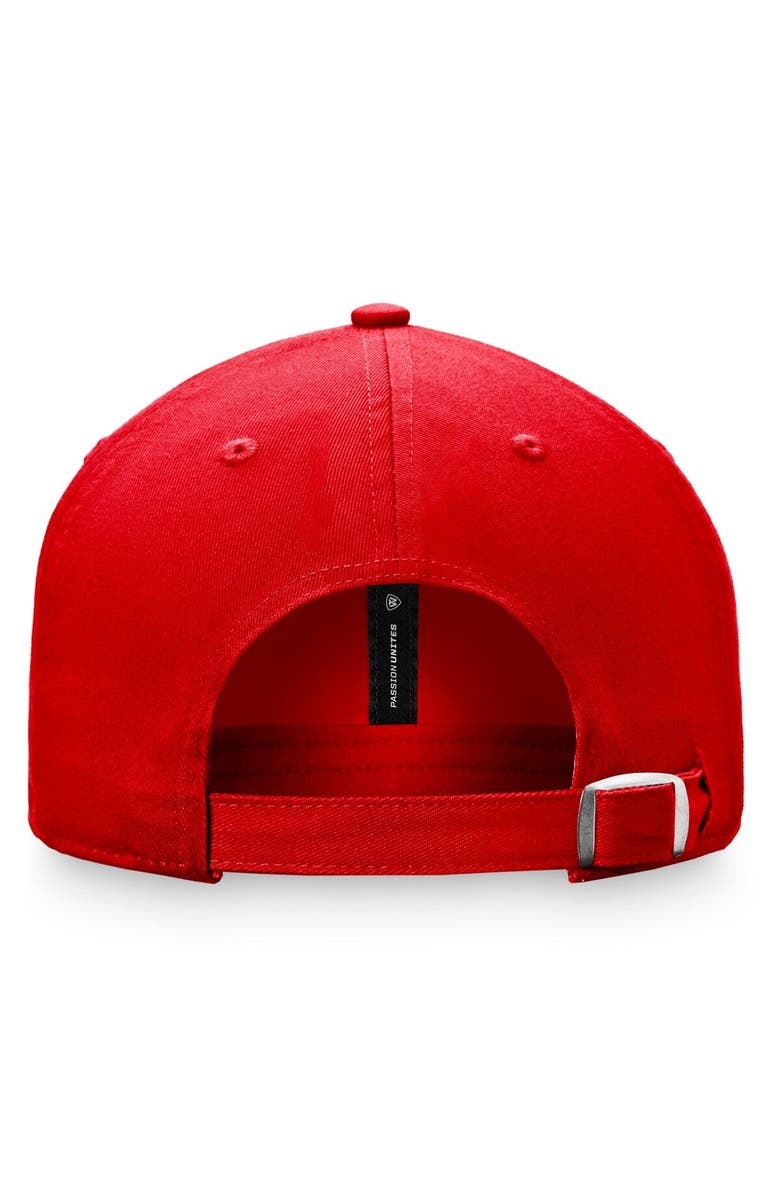 TOP OF THE WORLD Men's Top of the World Red Maryland Terrapins Slice Adjustable Hat, Alternate, color, 