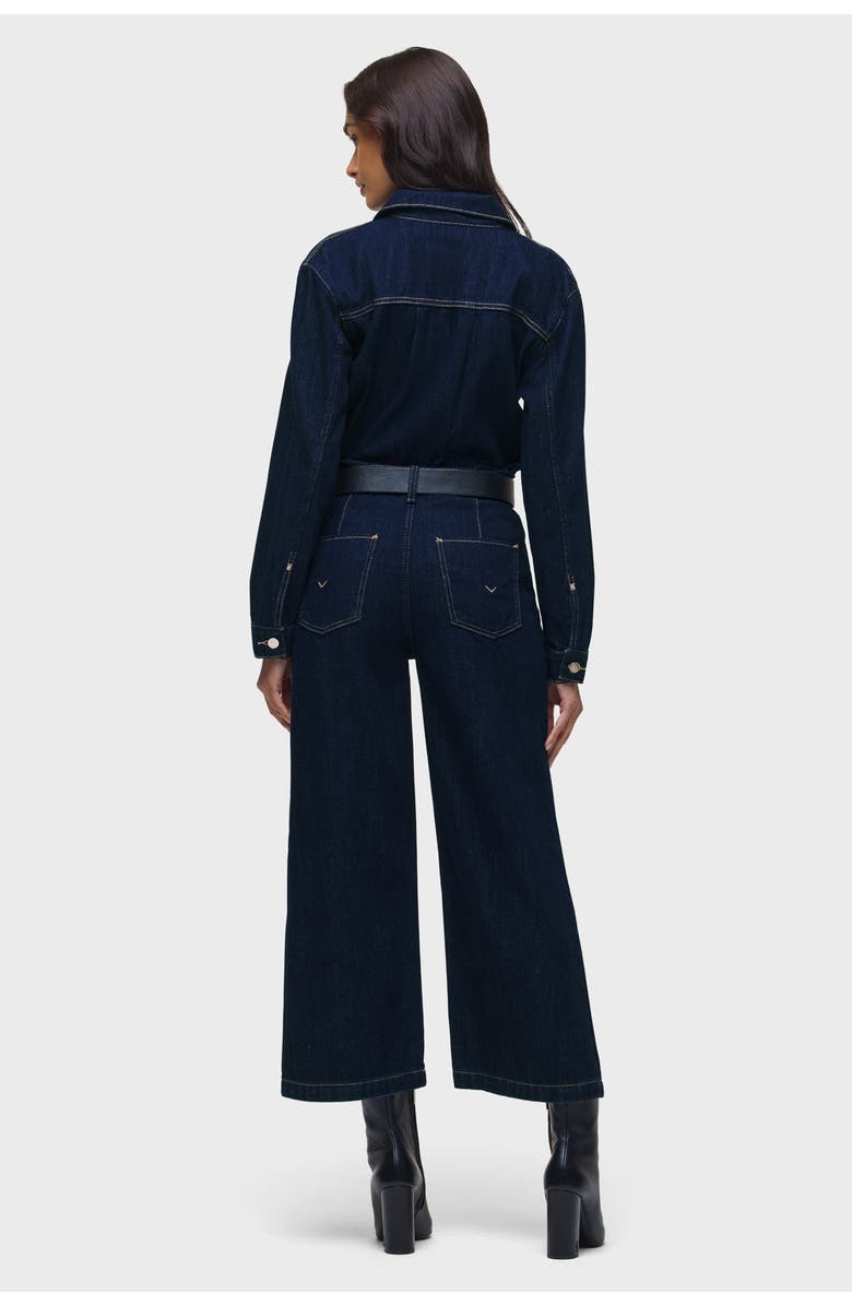 Hudson Jeans Wide Leg Crop Jumpsuit, Alternate, color, Evening Day