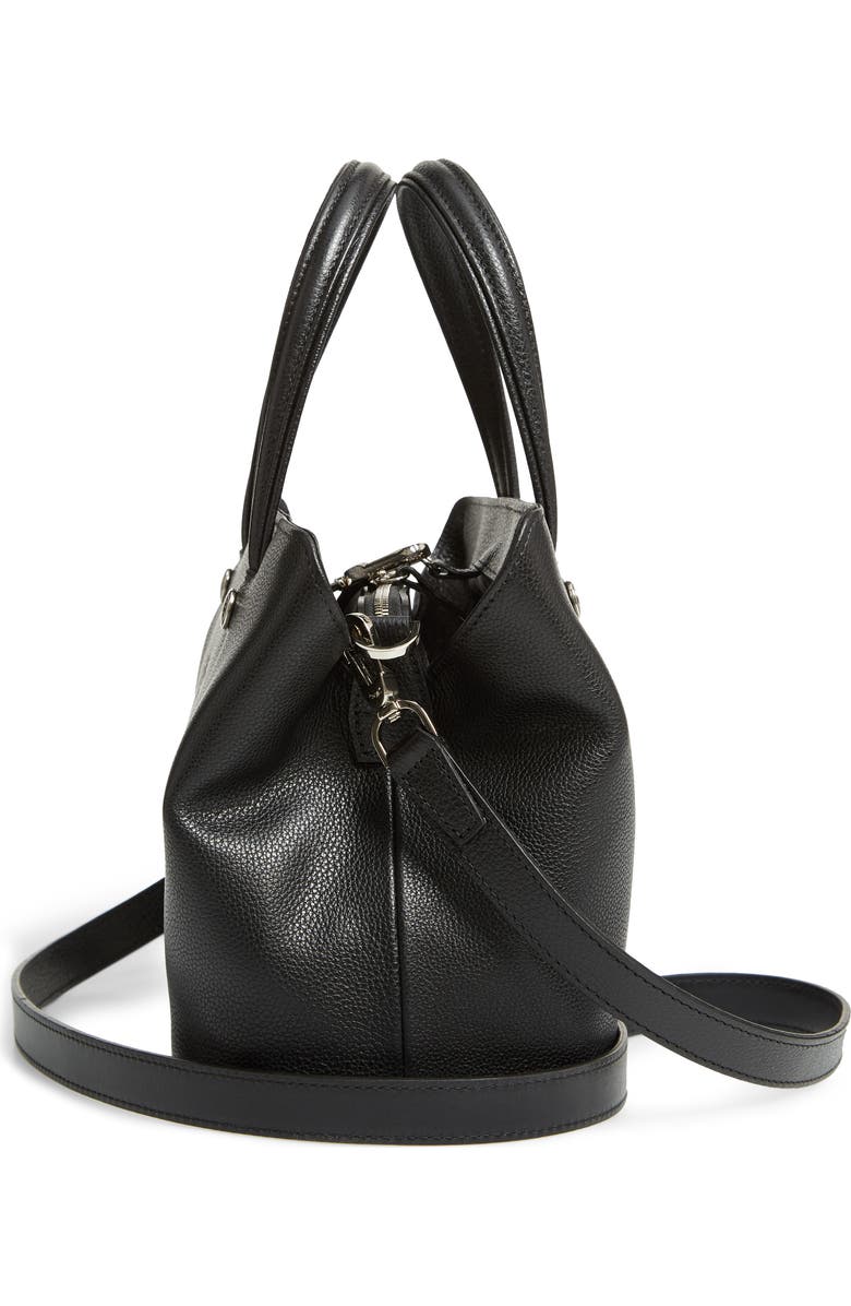 Longchamp Le Foulonné Zip Around Leather Tote, Alternate, color,