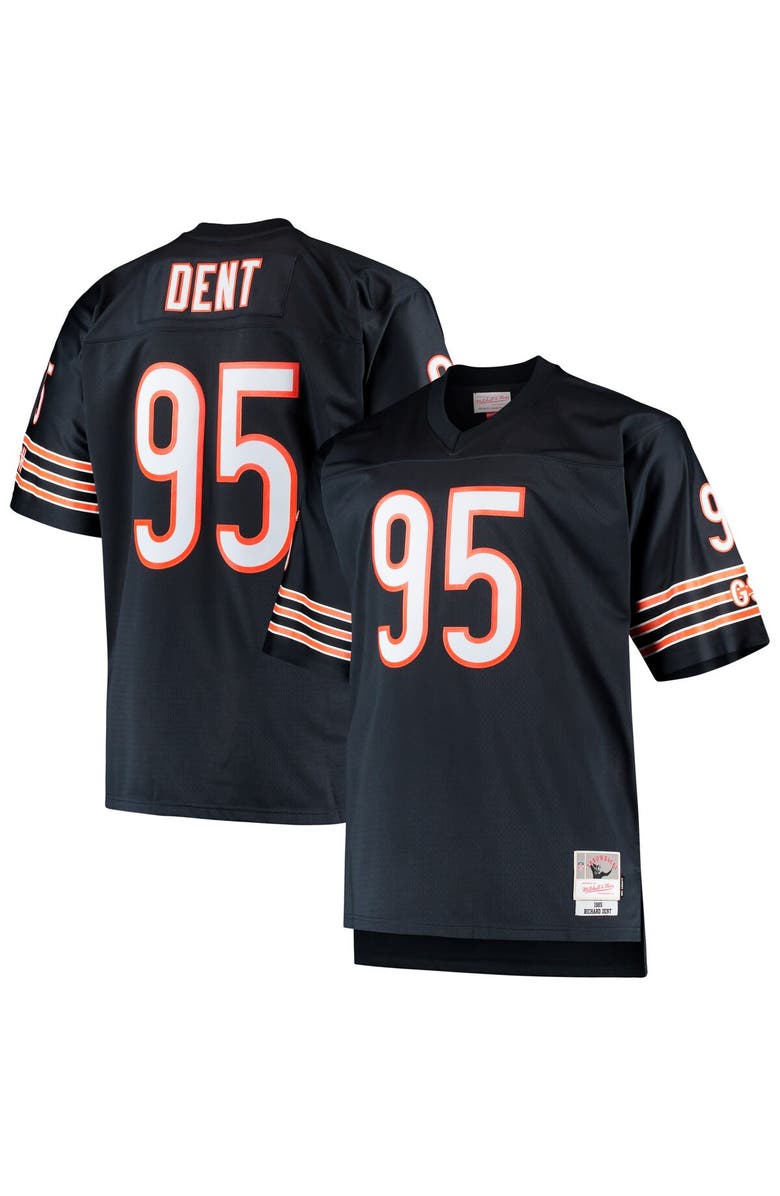 Mitchell & Ness Men's Mitchell & Ness Richard Dent Navy Chicago Bears Big & Tall 1985 Retired Player Replica Jersey, Main, color, Navy