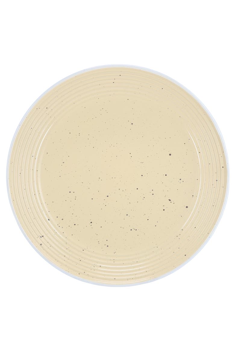 Emilia 16 Piece Double Bowl Stoneware Dinnerware Set, Alternate, color, White