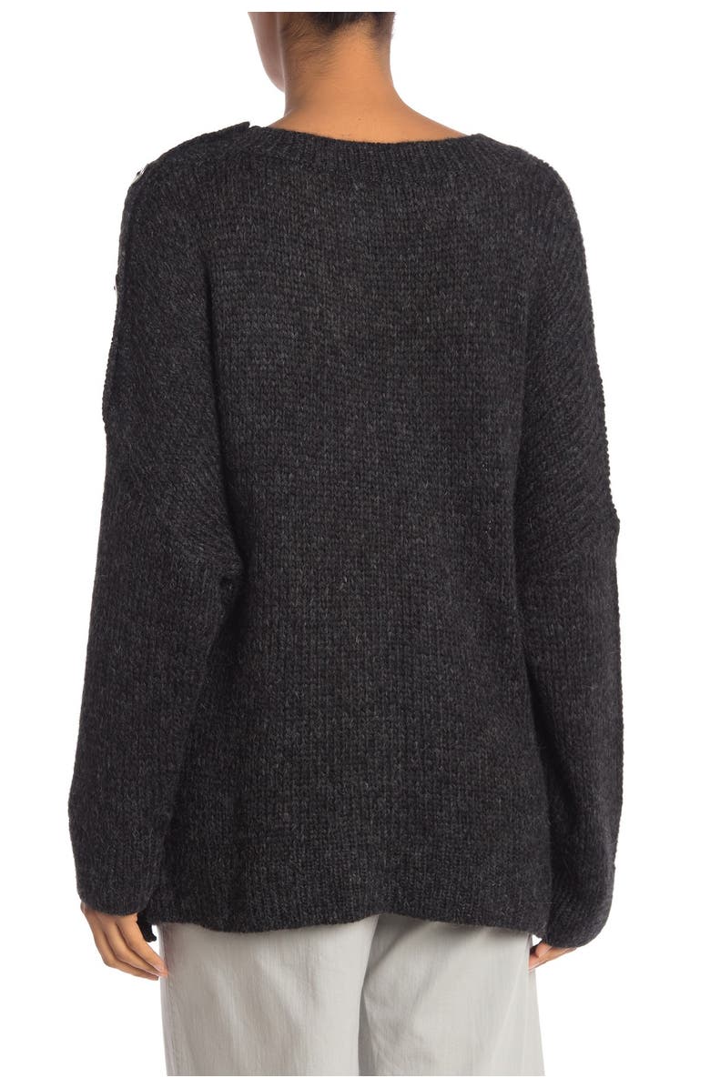 Jarbo Button Accent Pullover, Alternate, color, 