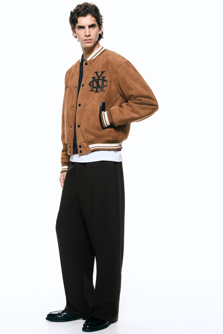 Relaxed Fit Trousers, Alternate, color, Dark brown