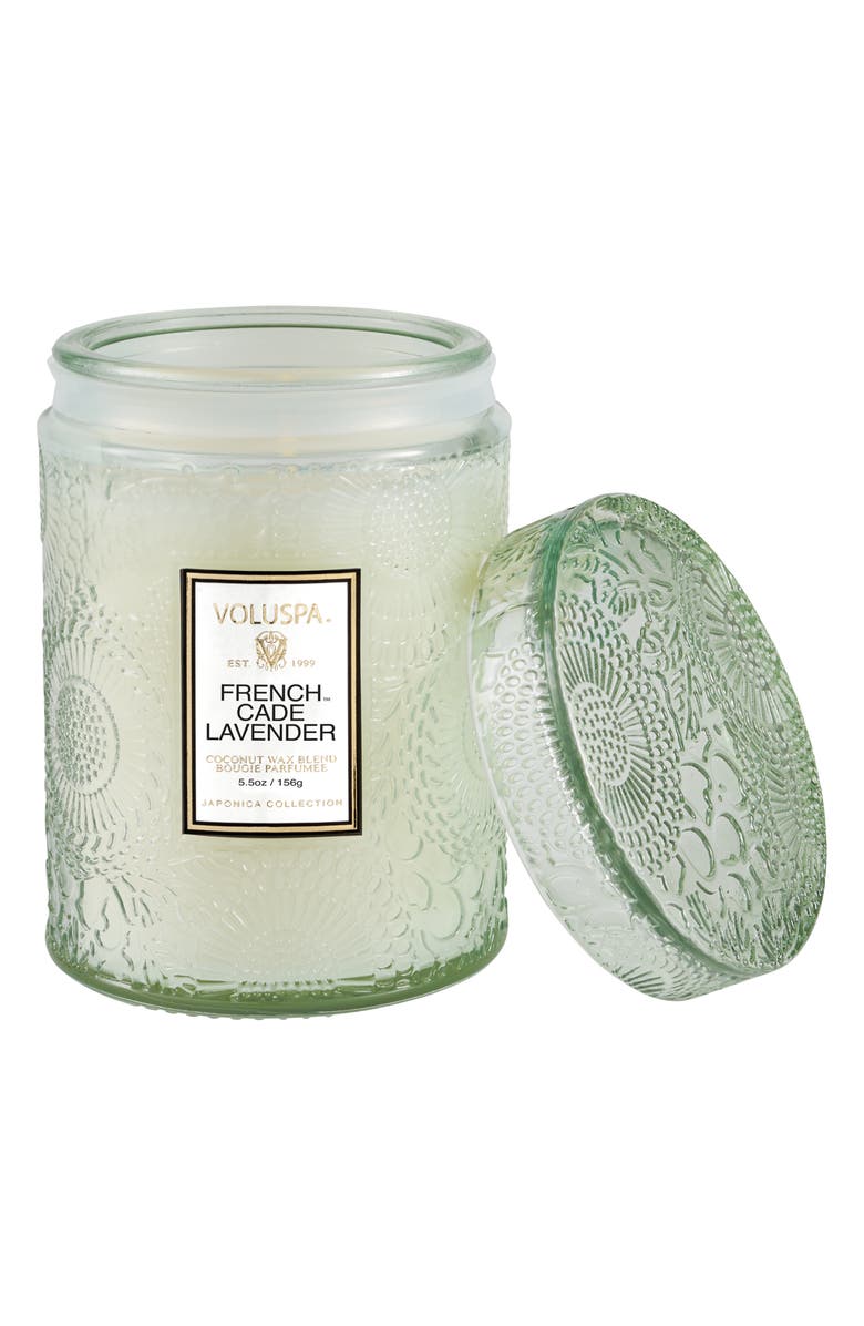 Voluspa French Cade Lavender Small Jar Candle, Alternate, color, French Cade Lavender