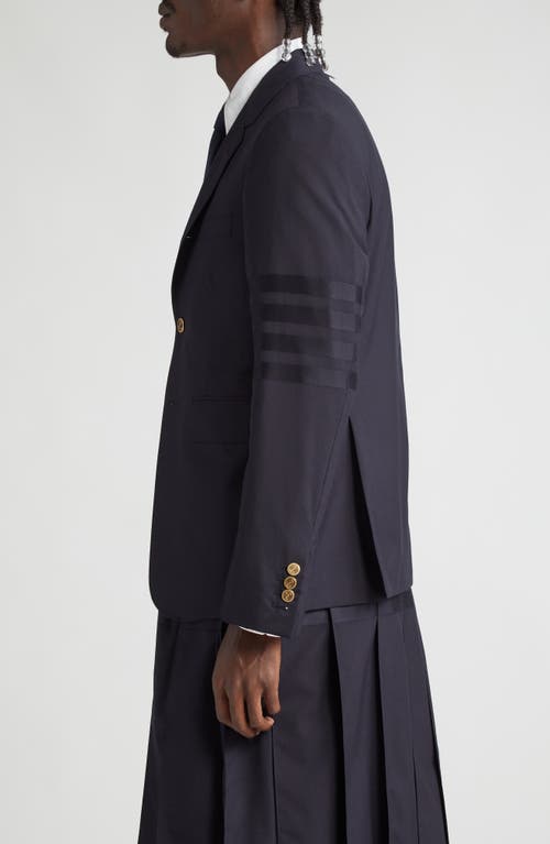 Thom Browne Wool Blazer In Blue