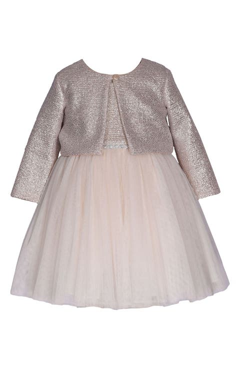 Glitter Knit Dress & Jacket Set (Baby)