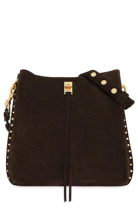 Darren Deerskin Leather Shoulder Bag