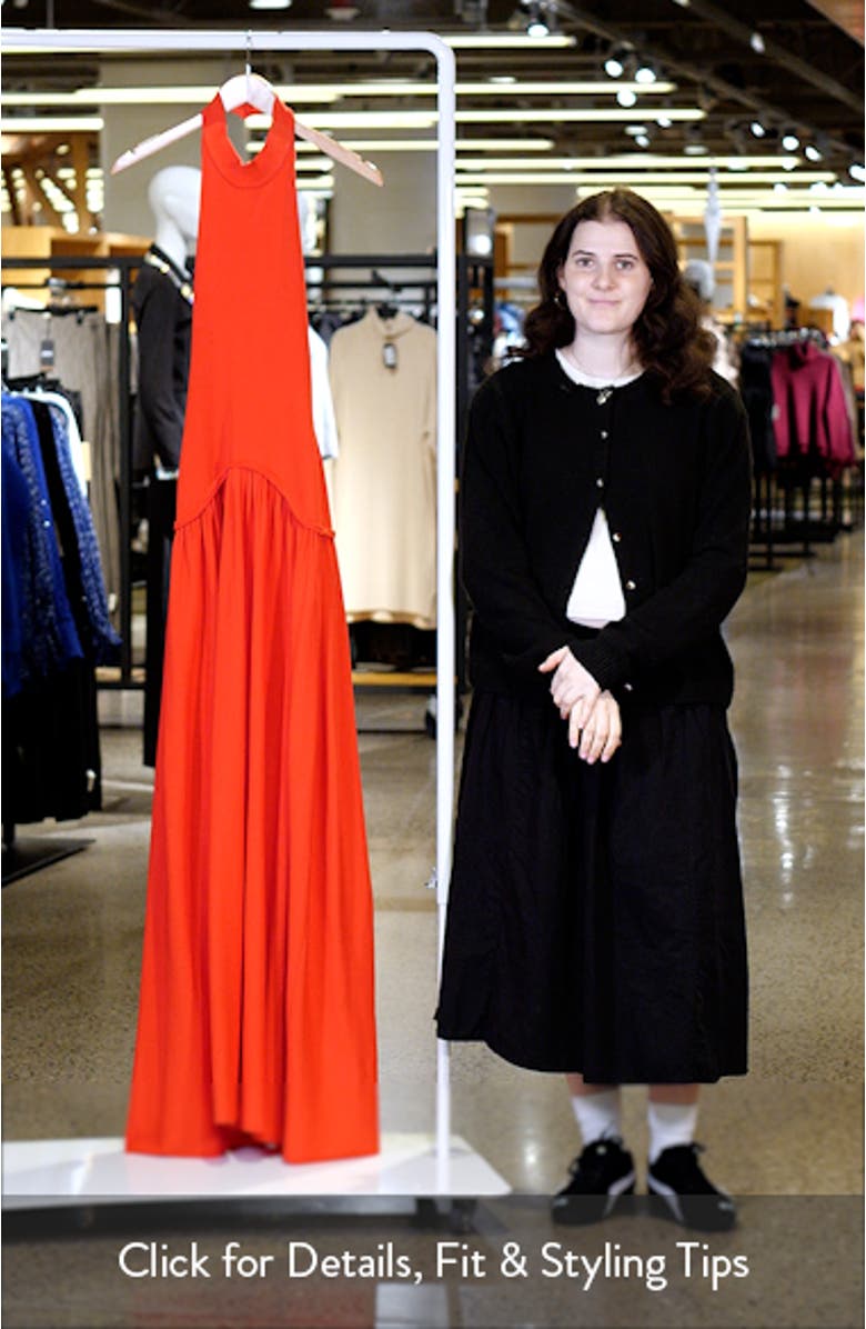 The Soglio Halter Maxi Dress, sales video thumbnail