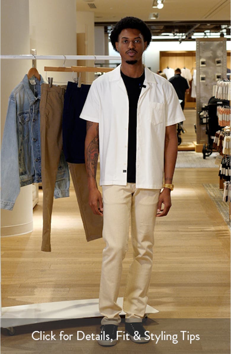 Flint Stretch Cotton Camp Shirt, sales video thumbnail