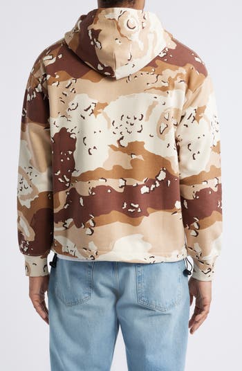 Shift Camo Crop French Terry Zip Hoodie