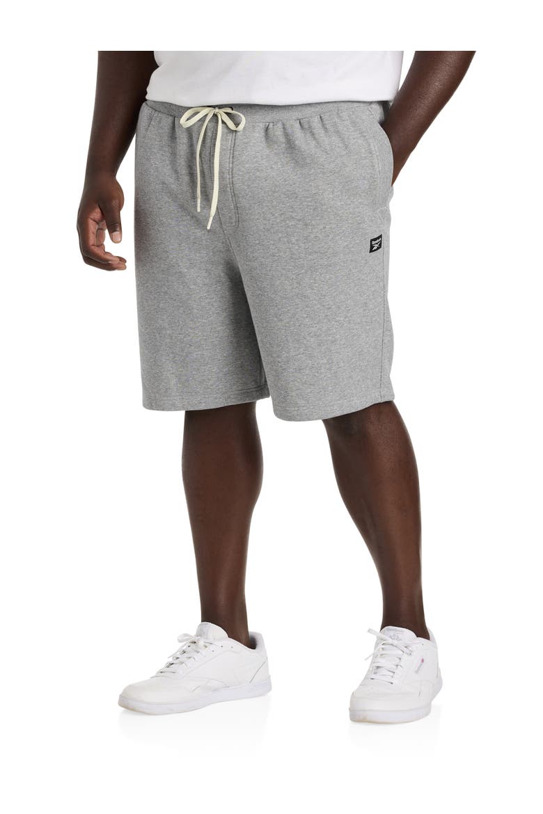 Big & Tall Modern Cozy Shorts, Main, color, PURE GREY 4 HEATHER