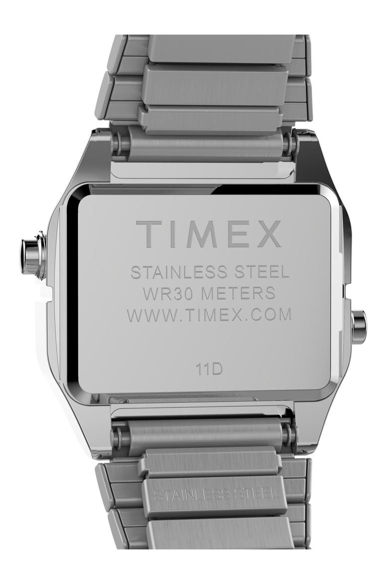 Teeny Tiny Timex Endorsed by Dimepiece Watch, 20mm, Alternate, color, STAINLESS STEEL