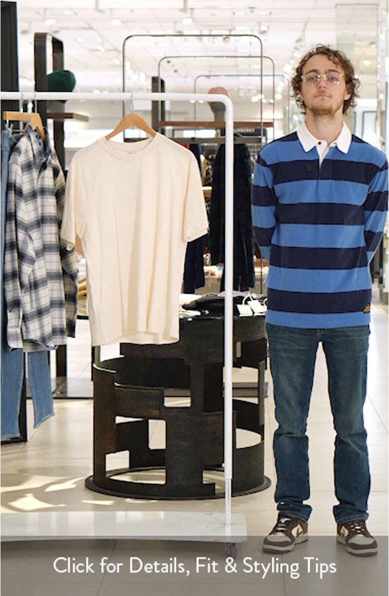 Relaxed Fit Cotton & Linen Raglan T-Shirt, sales video thumbnail