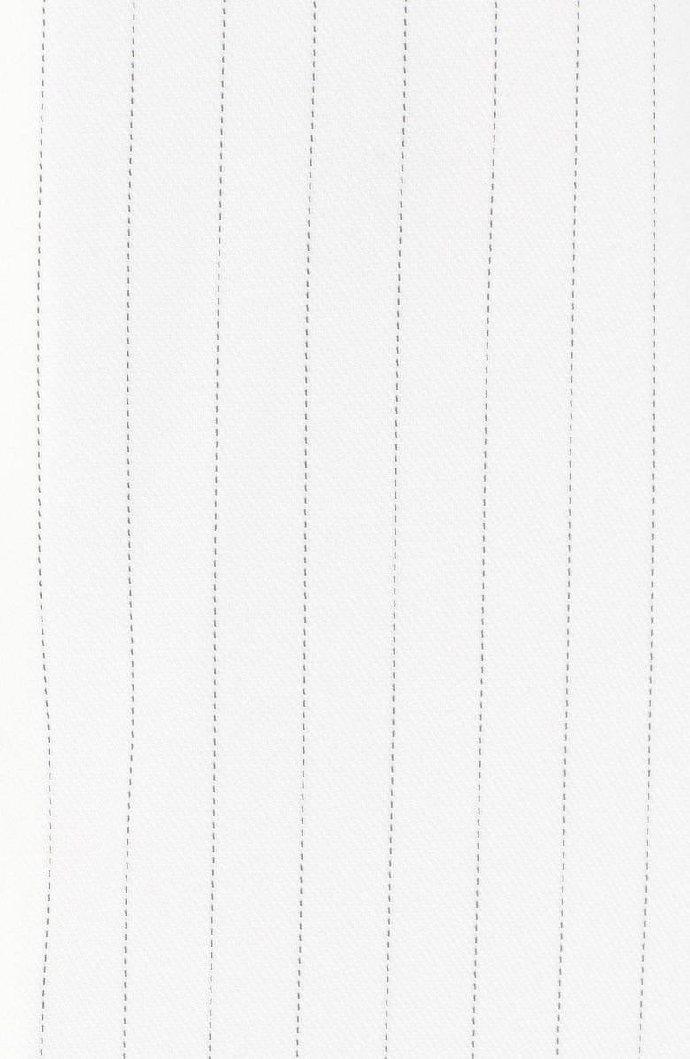 J.O.A. Pinstripe Tie Sleeve Top, Alternate, color, 