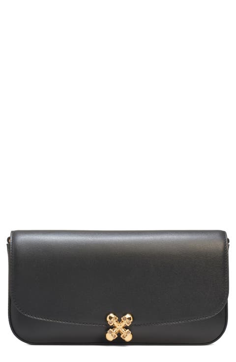 Small Skull Flower Shoulder Bag