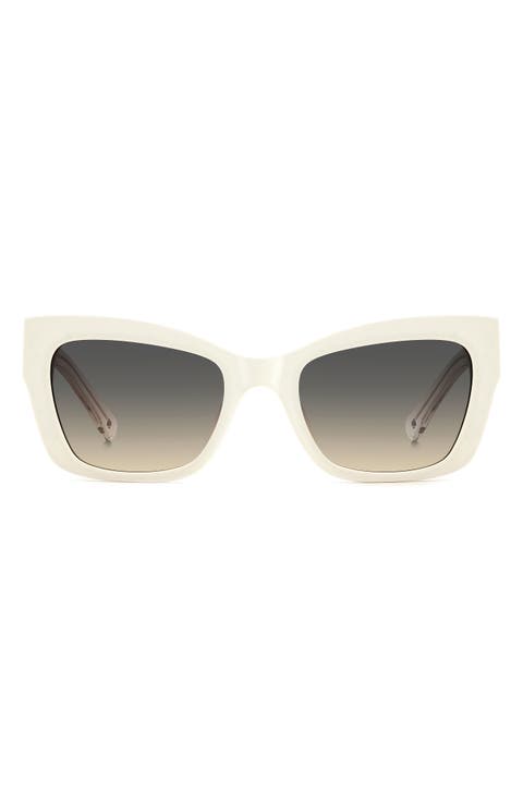 53mm valeria/s cat eye sunglasses