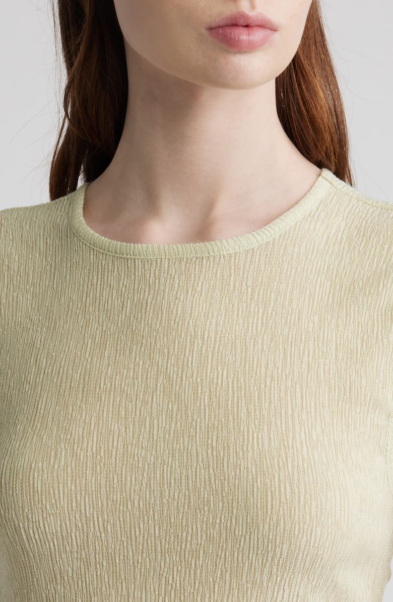 FRAME The Dimensional Mesh Tank, Alternate, color, Soft Lime