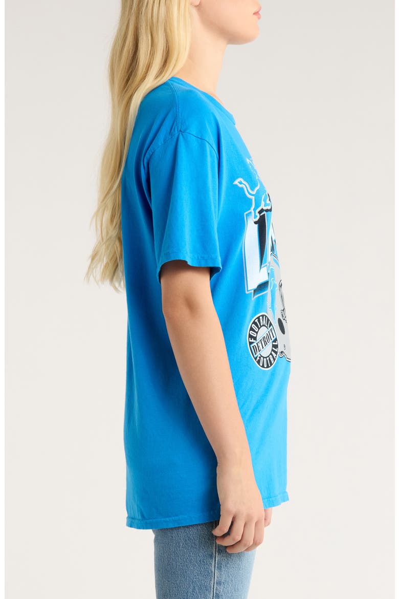 Lions Checkdown Graphic T-Shirt, Alternate, color, LIONS BLUE