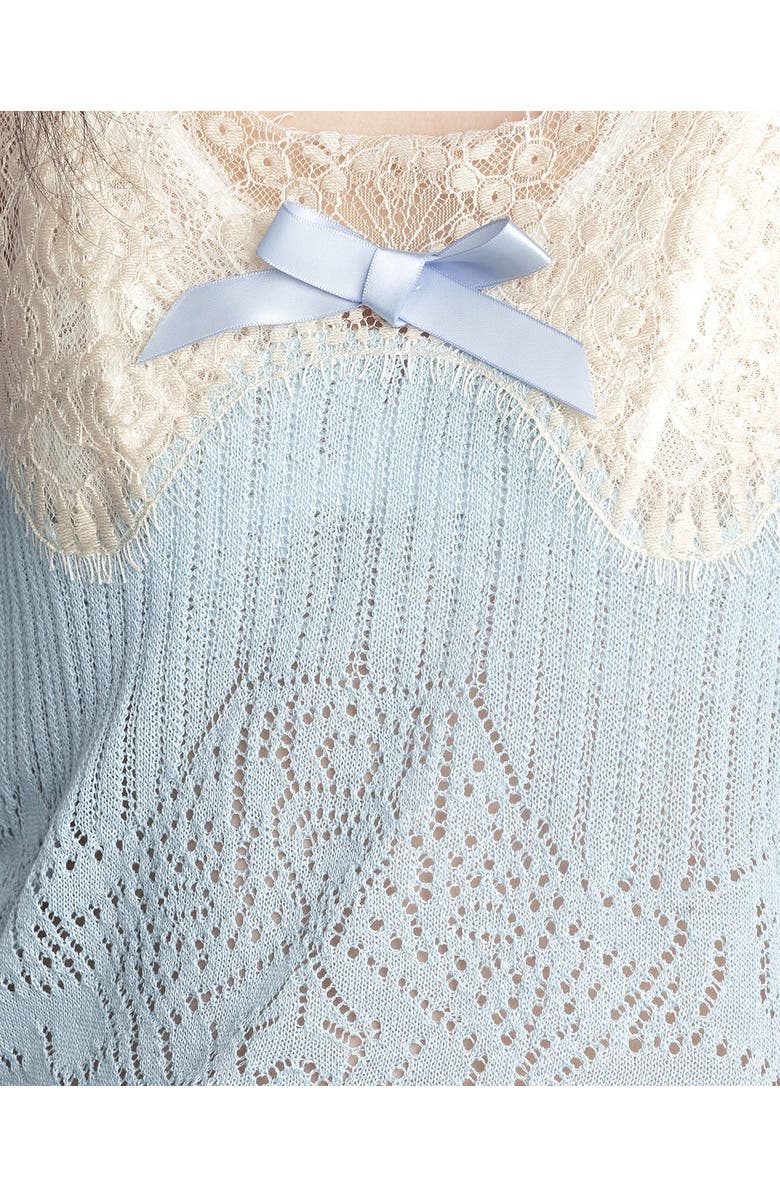 Anna Sui Lingerie Lace Knit Camisole, Alternate, color, 