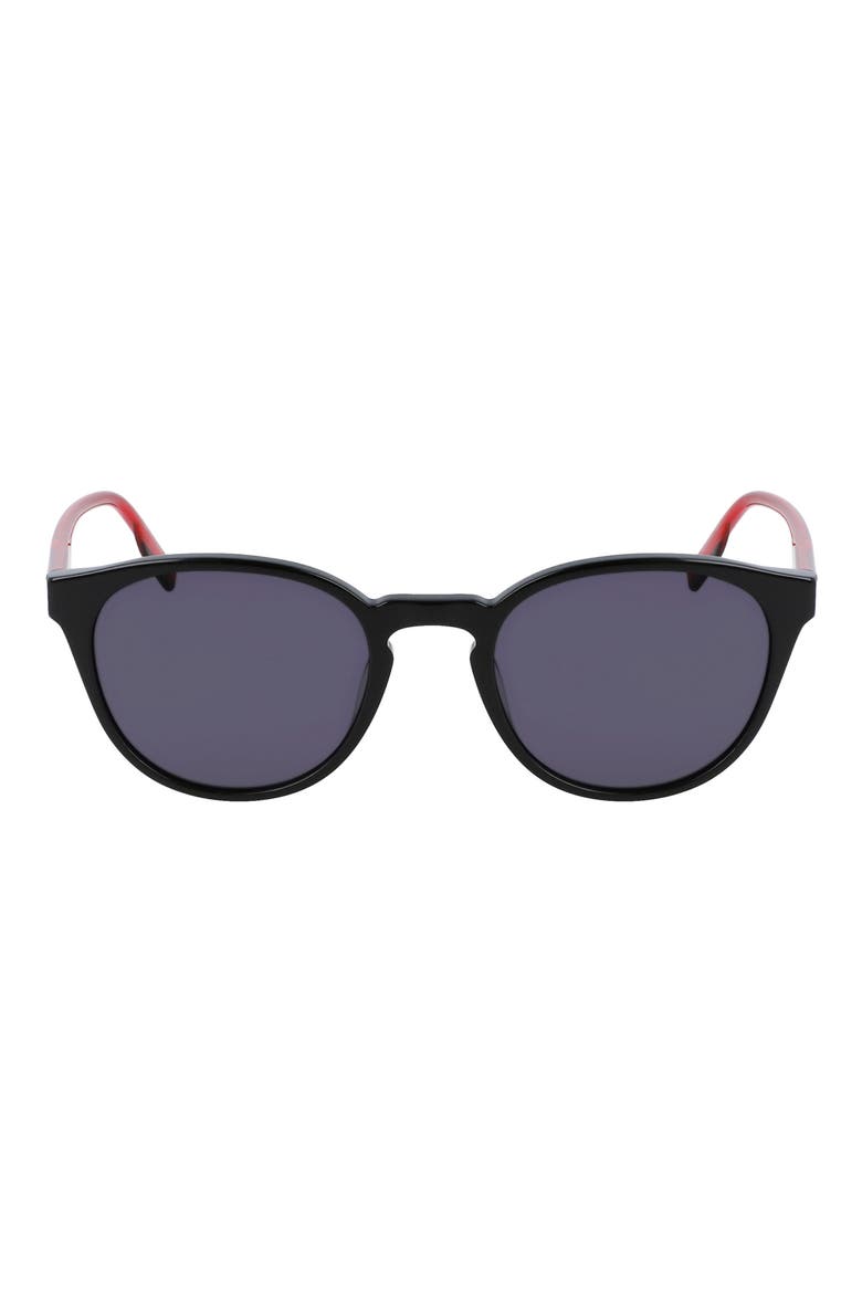 Disrupt 52mm Round Sunglasses, Main, color, BLACK/ GREY