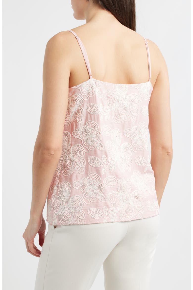 Floral Embroidered Camisole, Alternate, color, ROSE WATER/WHITE DOVE