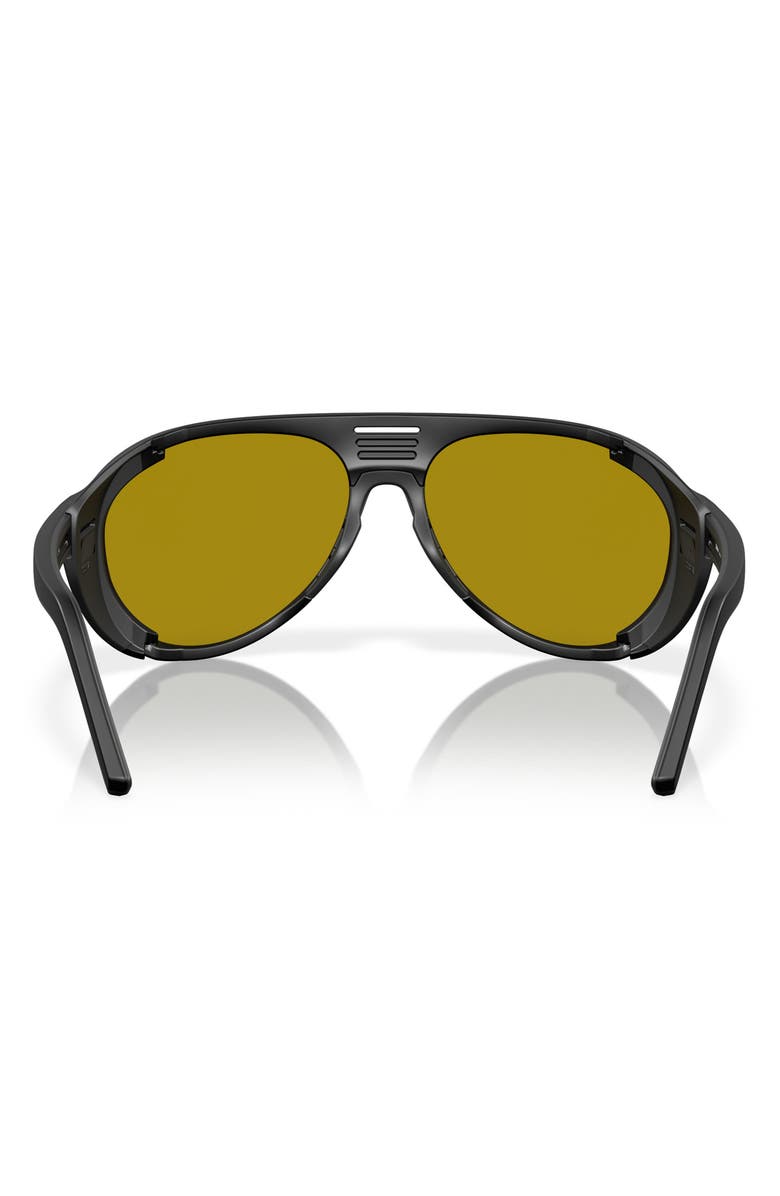 Costa Del Mar 59mm Polarized Pilot Sunglasses, Alternate, color, Black/ Sunrise Silver