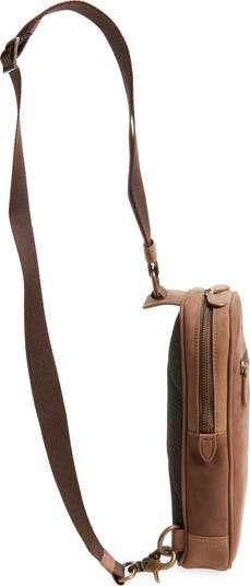 Oil Tanned Leather Sling Bag