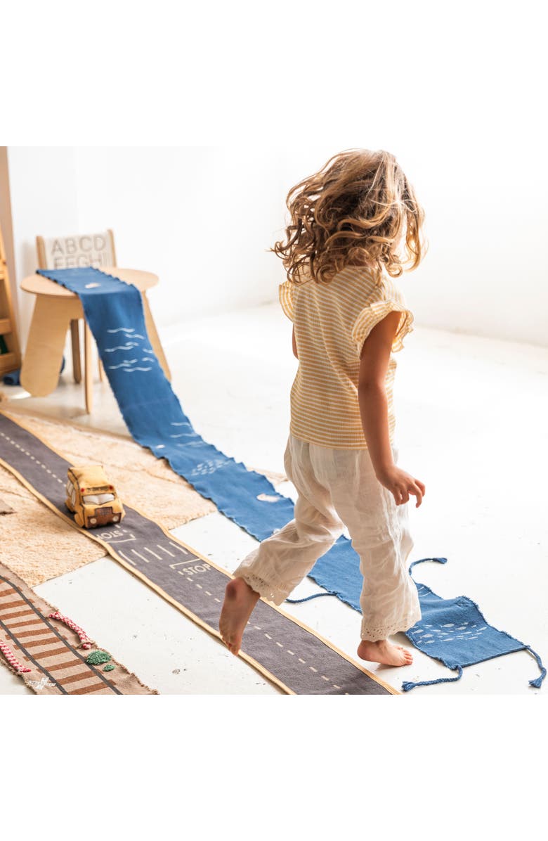 Lorena Canals Soft toy Ride & Roll, Alternate, color, Blue, Green, And Natural