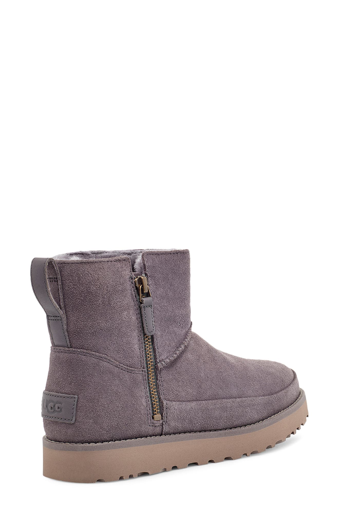 Classic Mini Zip Boot, Alternate, color, NIGHTFALL SUEDE