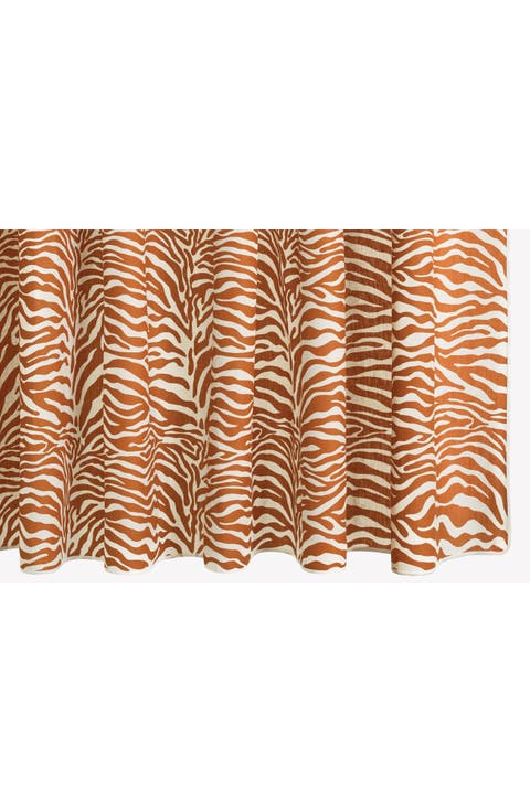 Regine Zebra Stripe Shower Curtain