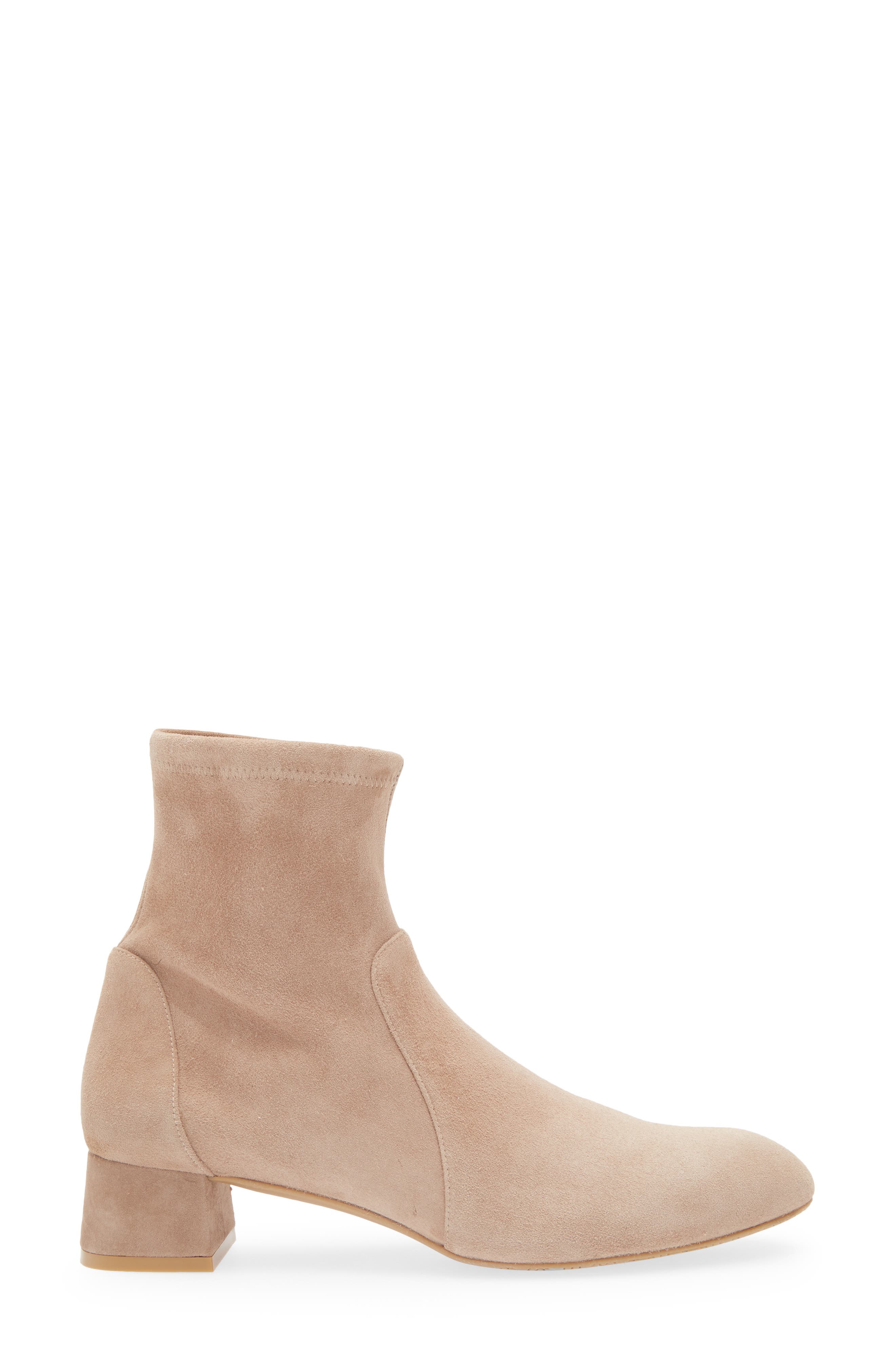 Flareblock 60 Zip Bootie, Alternate, color, TAN PATENT