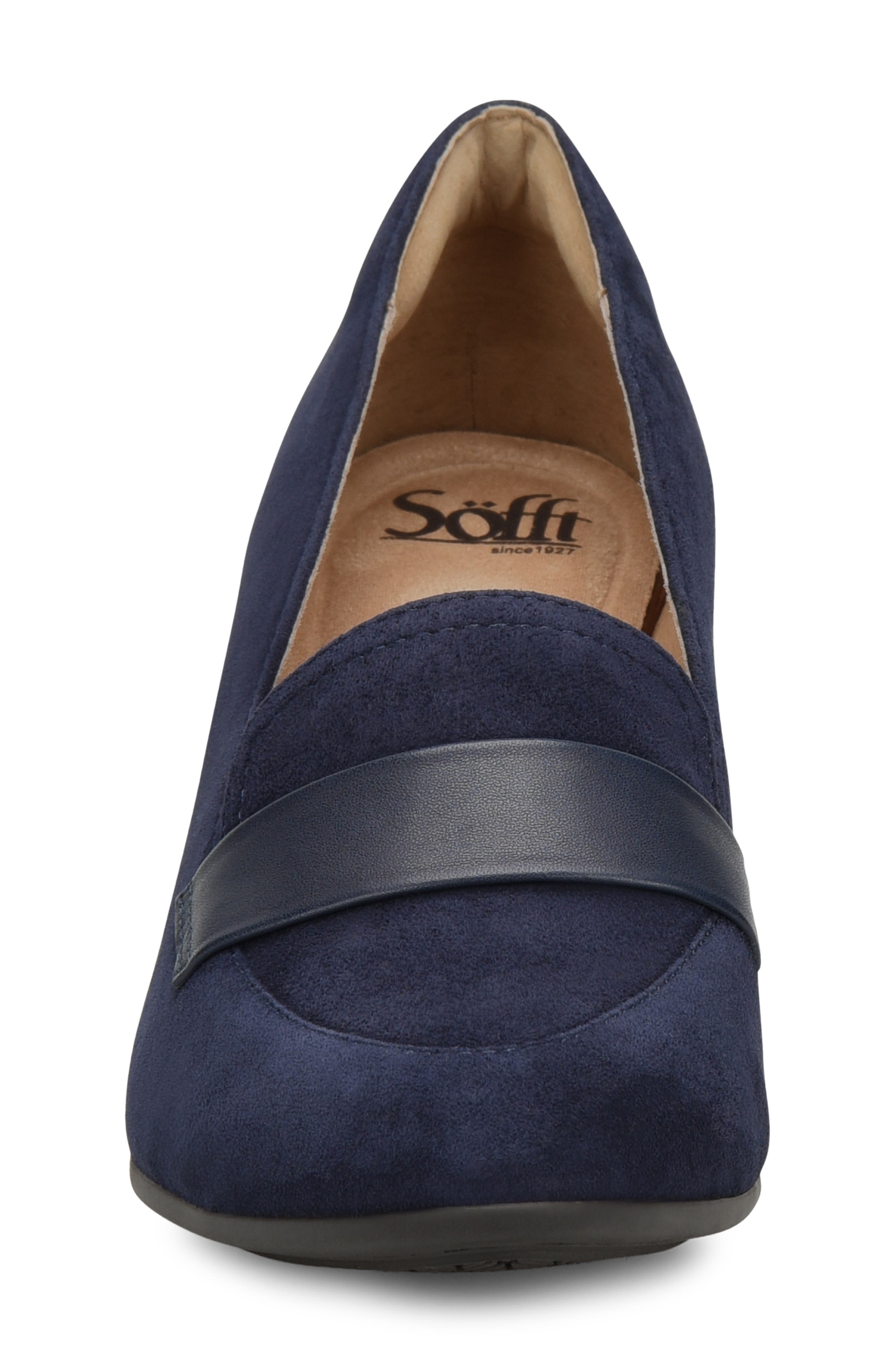 Parkdale Loafer Pump, Alternate, color, SKY NAVY