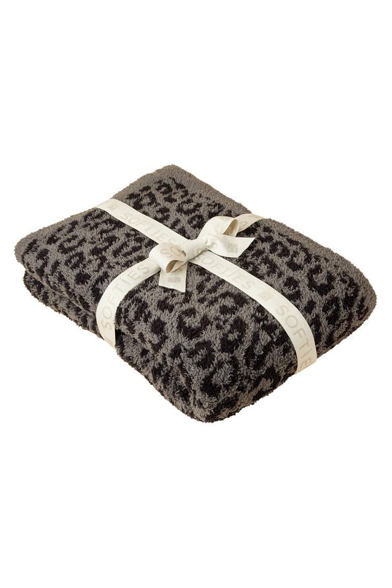 Wildly Soft Marshmallow Leopard Blanket, Main, color, Wild Grey