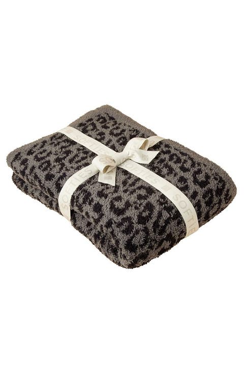Wildly Soft Marshmallow Leopard Blanket