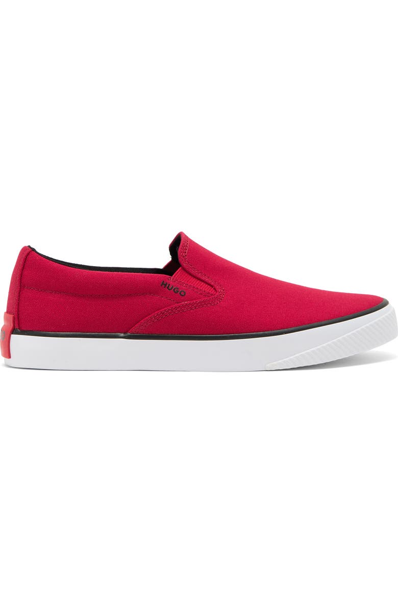 BOSS Dyer Slon Slip-On Sneaker, Alternate, color, Med Rd