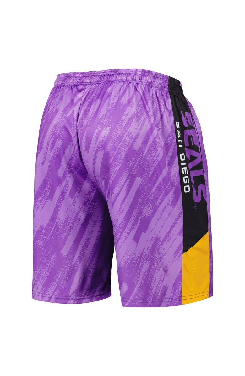 FOCO Men's FOCO Purple San Diego Seals Static Mesh Shorts, Alternate, color, Purple