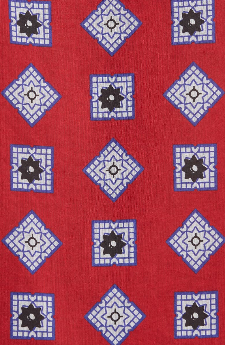 Maison Margiela Muslin Print Camp Shirt, Alternate, color,