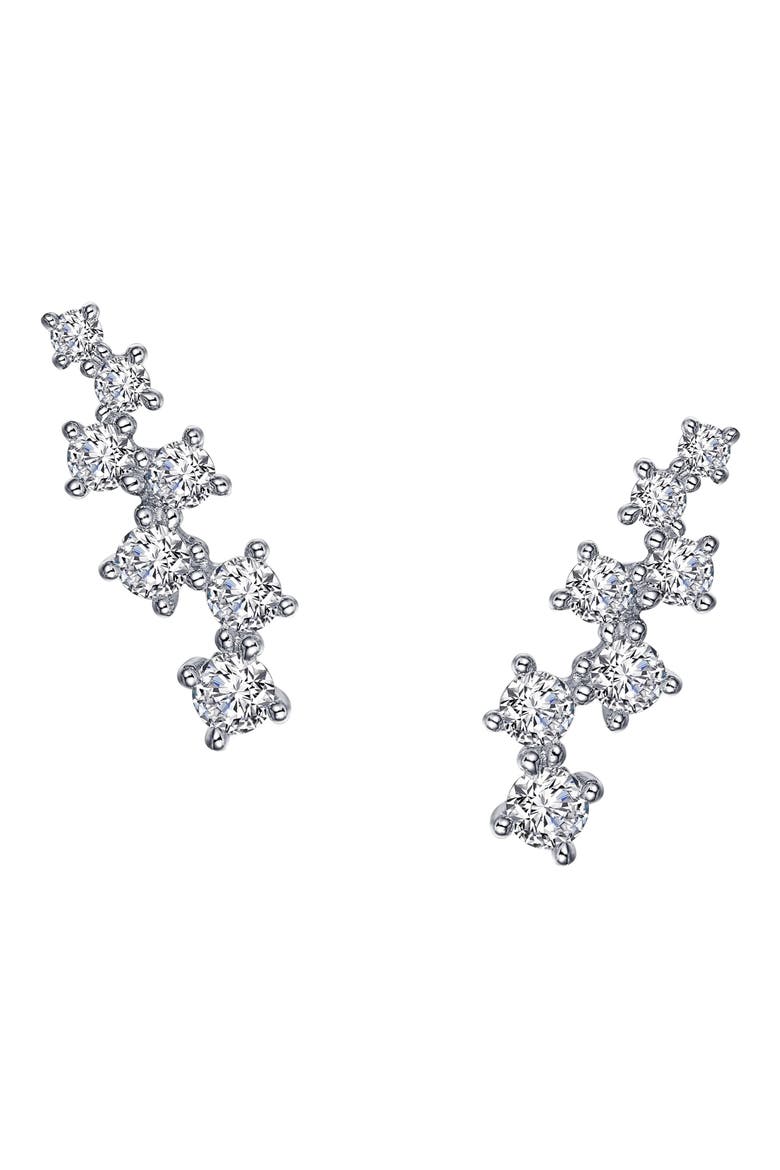 7 Symbols of Joy Earrings, Main, color, SILVER/CLEAR