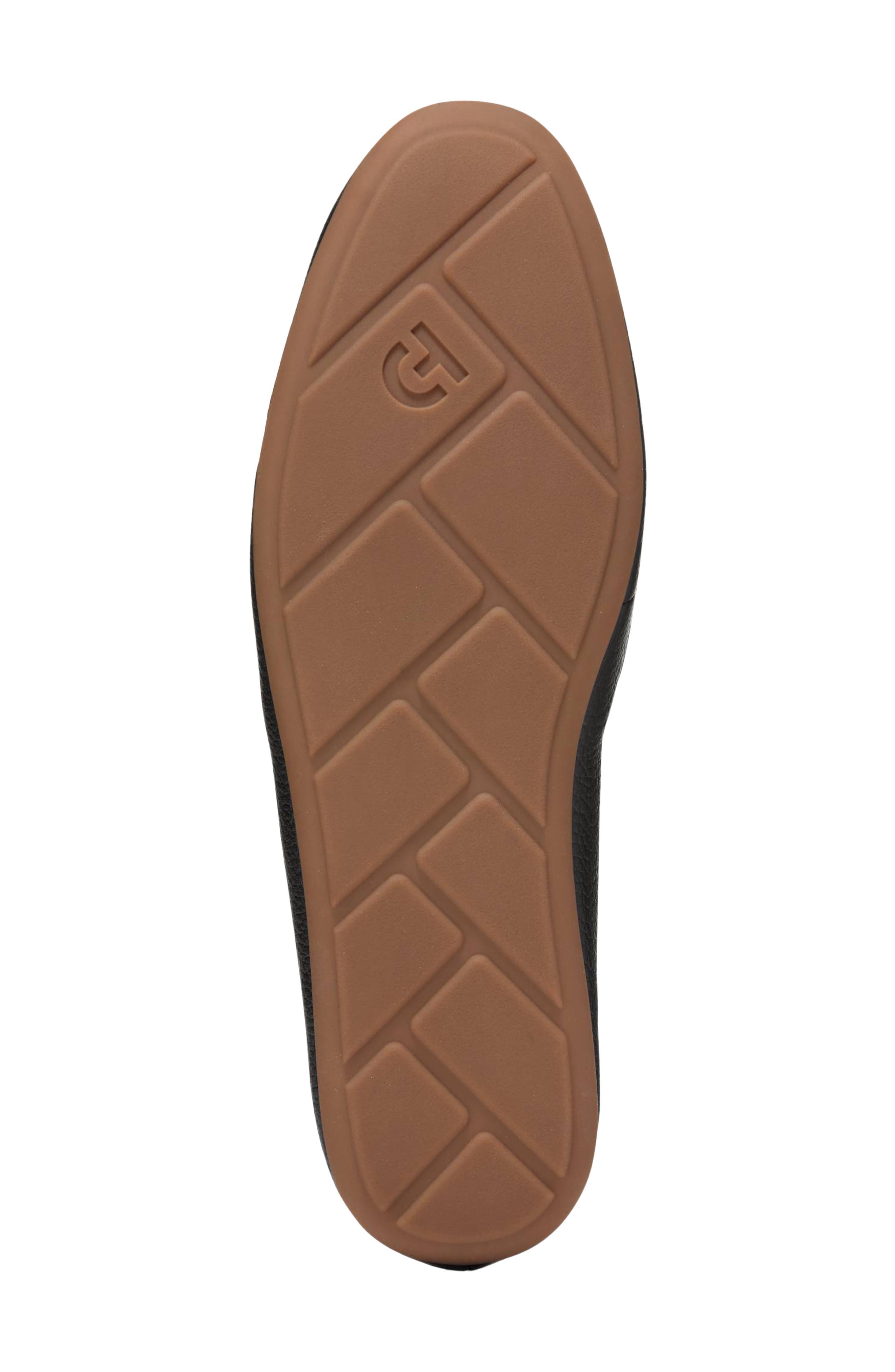 Cole Haan Grand Ambition Alette Buckle Loafer, Alternate, color, Black Tumbled Leather