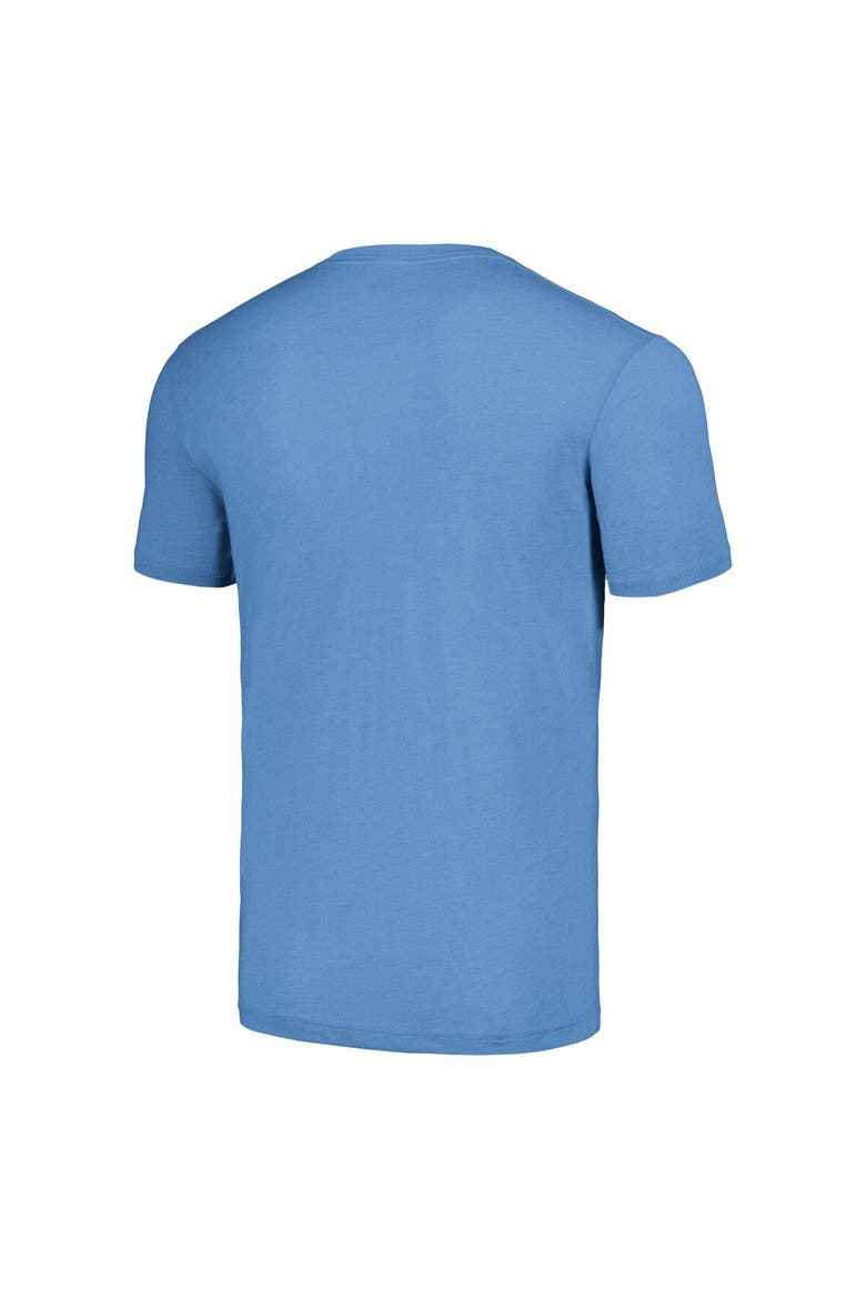 Unisex Homage  Light Blue Carolina Panthers The NFL ASL Collection by Love Sign Tri-Blend T-Shirt, Alternate, color, Light Blue