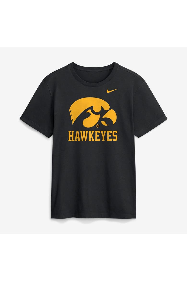 Men's Nike  Black Iowa Hawkeyes Primetime Logo Mantra T-Shirt, Main, color, Black