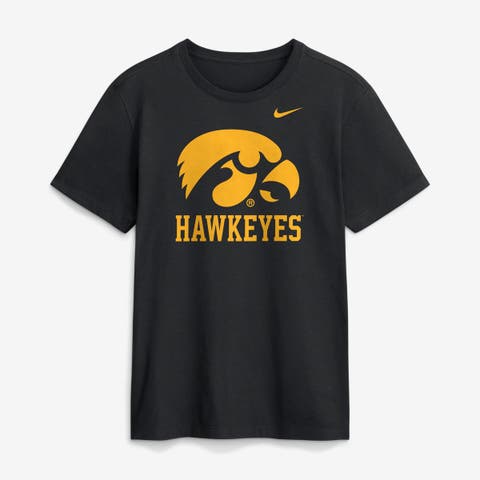 Men's Nike  Black Iowa Hawkeyes Primetime Logo Mantra T-Shirt