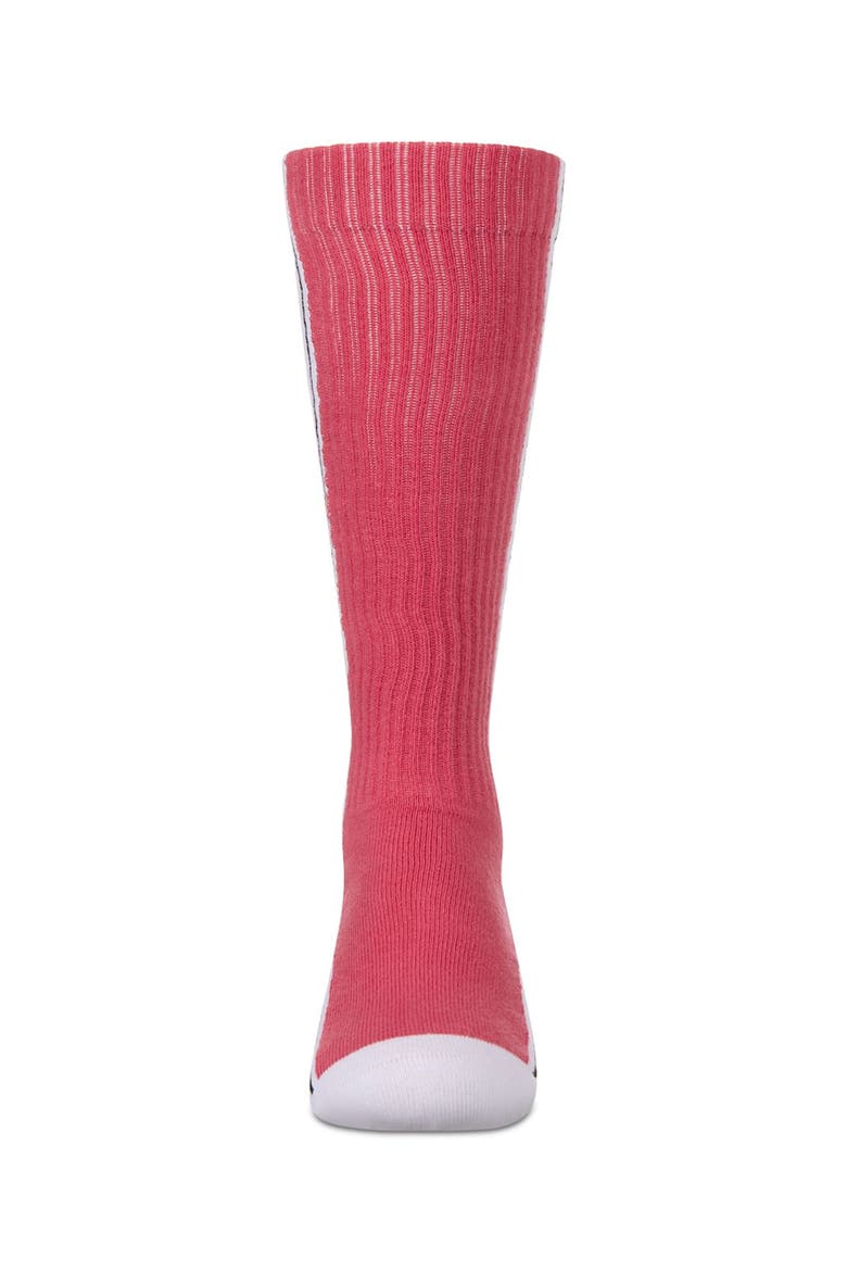 Color Block Stripe Stretch Knee Sock, Alternate, color, Pink