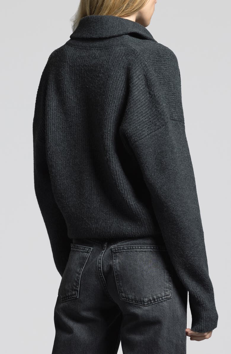 WEEKEND LOS ANGELES Candice Shawl Collar Cardigan, Alternate, color, Ebony