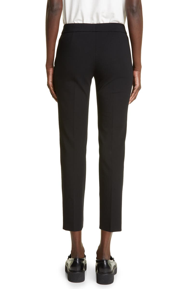 Akris punto Frankie Pleated Pants, Alternate, color, Black