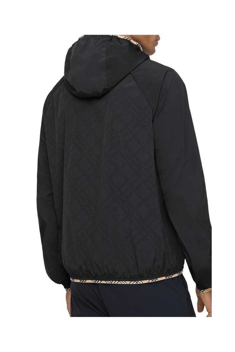 Nylon Hooded Jacket, Alternate, color, Black