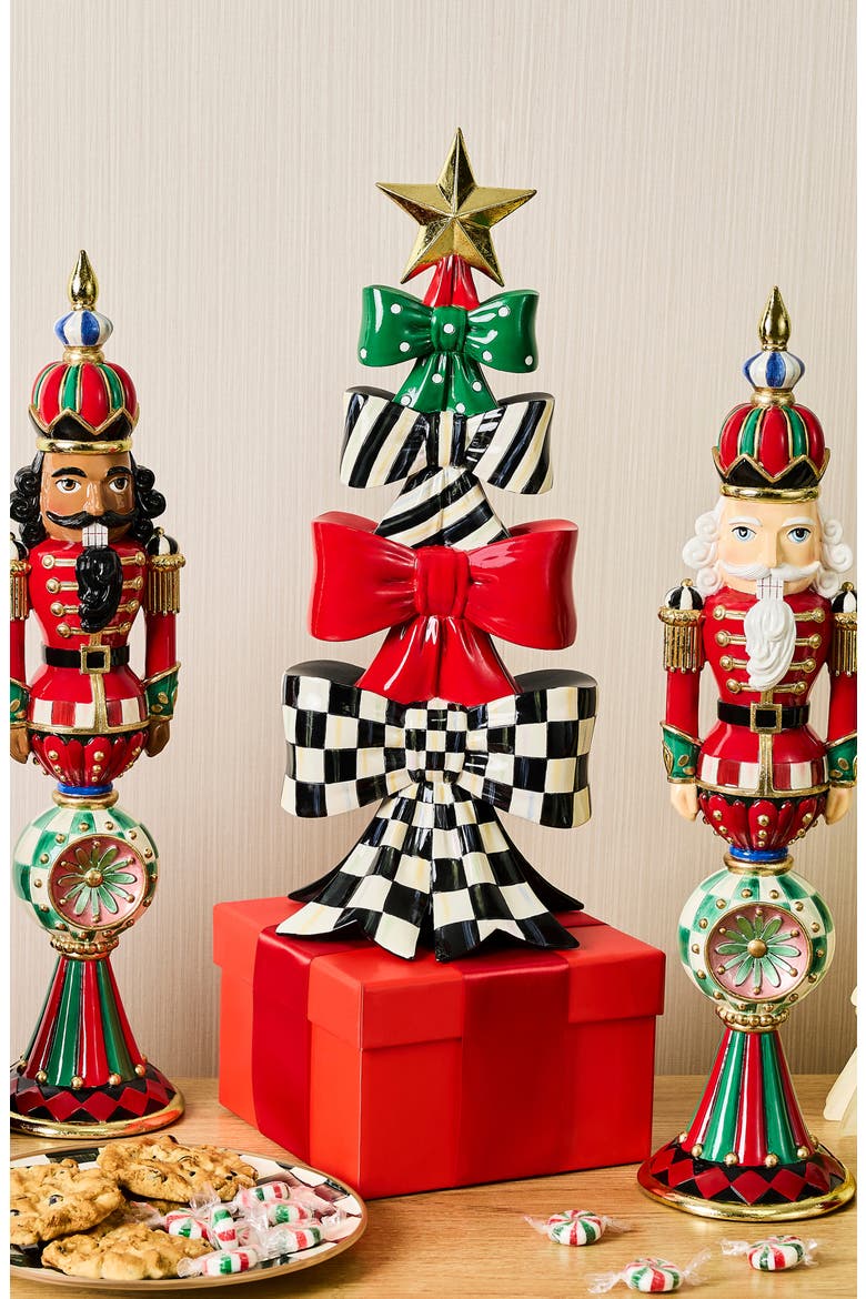 Stacked Bow Christmas Tree Ornament, Alternate, color, MULTI