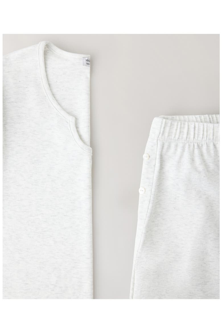 Kids' 2-Piece Pajama Set, Alternate, color, MEDIUM HEATHER GREY